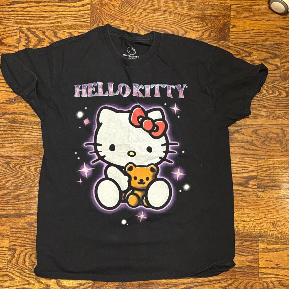Hello Kitty Black and Red Kids T-Shirt